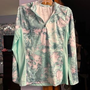 HUK WOMENS ICON X MOSSY OAK FRACTURE HOODIE